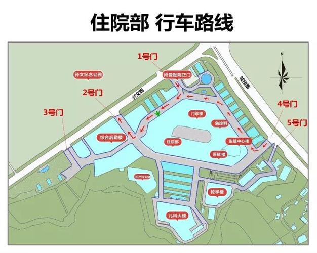 北京市博爱医院地图（北京博爱医院方位图）
